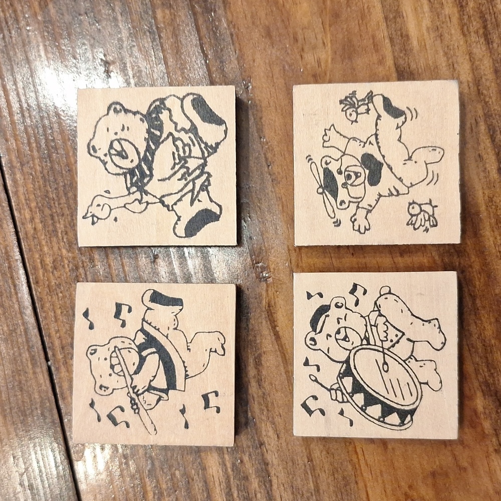 Kids Bear Crafting Stamp Set